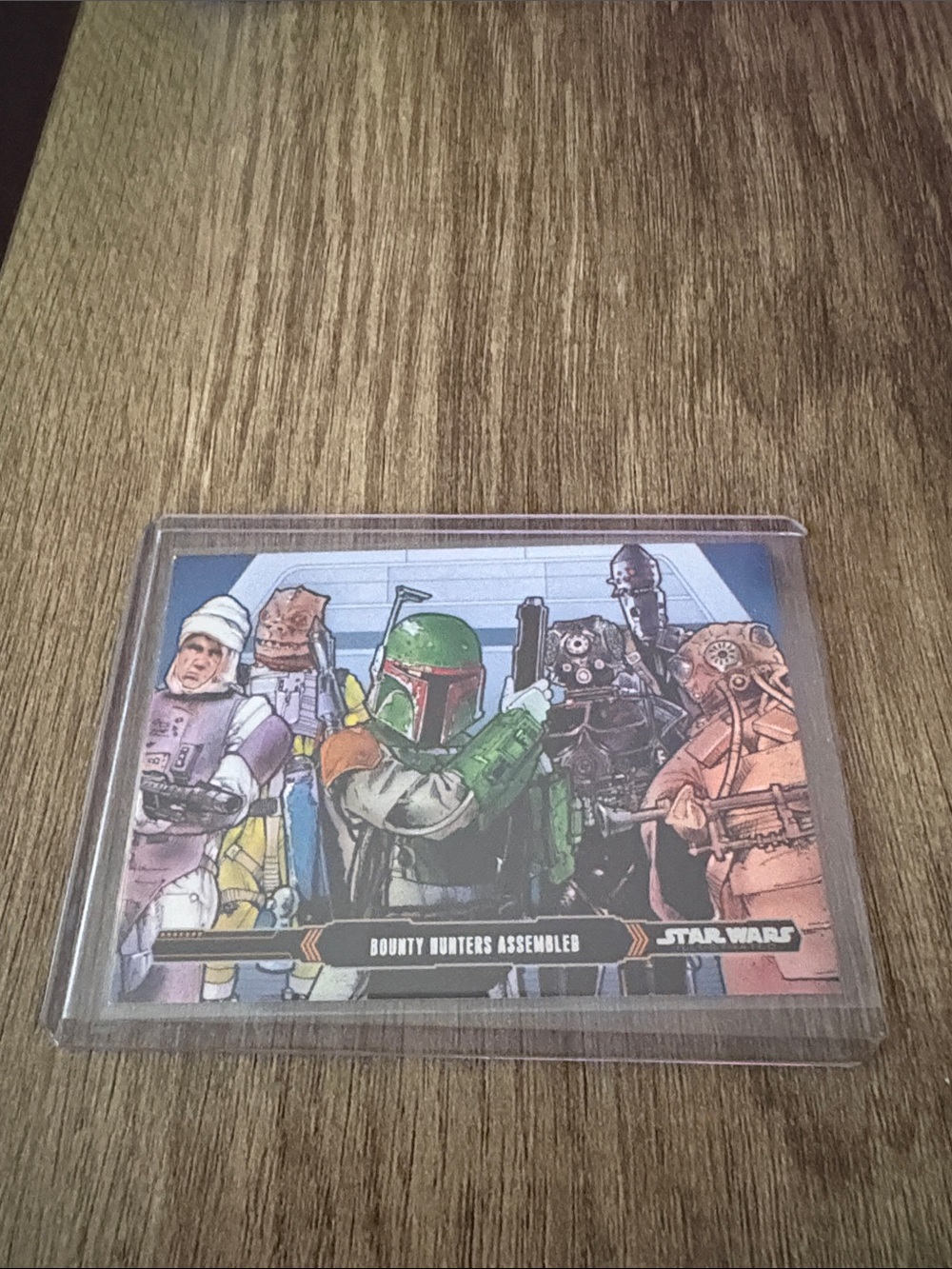 Star Wars Bounty Hunters Group Card - Bounty Hunters Assemble